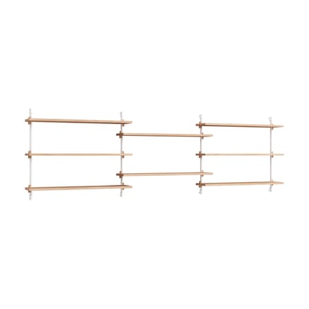 Étagère Wall Shelving – ws.65.3 bois naturel / L 239 x H 65 x Prof. 17,5 cm - MOEBE