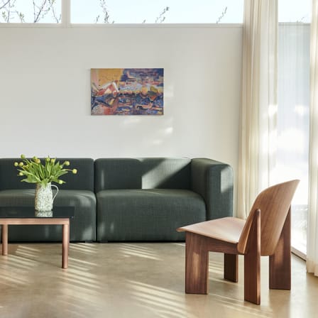 Fauteuil Chisel bois naturel - Hay