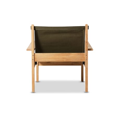 Fauteuil Explorer tissu vert - HK LIVING
