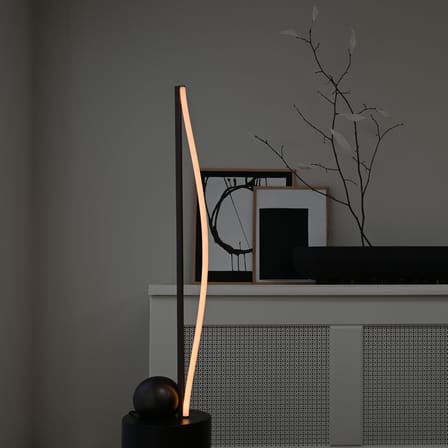 Bow Floor lamp metal brown / H 100 cm - 101 COPENHAGEN