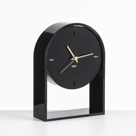 Horloge à poser L'Air du temps plastique noir / H 30 cm -  Eugeni Quitllet, 2017 - Kartell