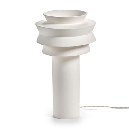 Lampe de table Leo 02 céramique blanc / H 40 cm - Serax