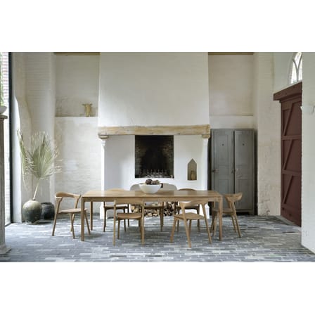 Table rectangulaire Bok bois naturel / 240 x 100 cm - 10 personnes - Ethnicraft