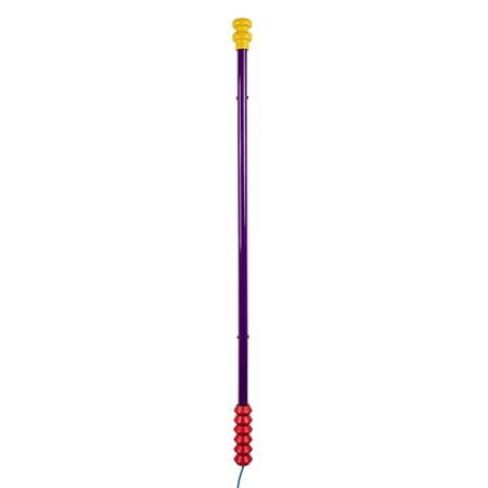 Applique avec prise Superlinea LED verre rose / L 134,5 cm - Seletti