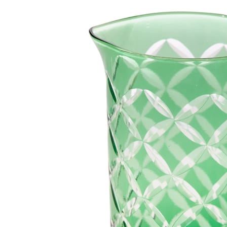 Carafe Cutting verre vert / 1 Litre - Pols Potten