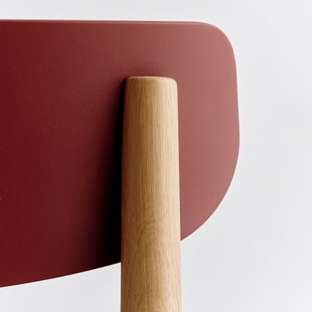 Chaise Pack 10 rouge / Polypropylène recyclé - Hay