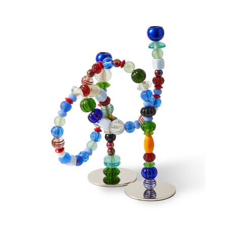 Chandelier Perles verre multicolore - Pols Potten