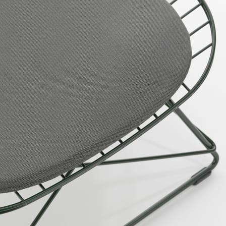 Coussin d'assise Soft Seat OUTDOOR tissu gris / type B - L 41,5 x P 37 cm - Vitra