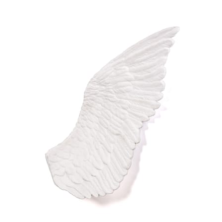 Décoration Memorabilia Mvsevm céramique blanc / Aile gauche (vue de dos) - H 80 cm - Seletti