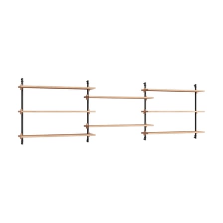 Étagère Wall Shelving – ws.65.3 bois naturel / L 239 x H 65 x Prof. 17,5 cm - MOEBE