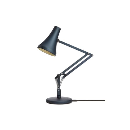 Lampe de table 90 Mini Mini LED métal bleu gris / Branchement secteur ou USB - Anglepoise