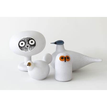 Lampe sans fil rechargeable Linnut Kirassi LED plastique blanc / By Oiva Toikka - Magis