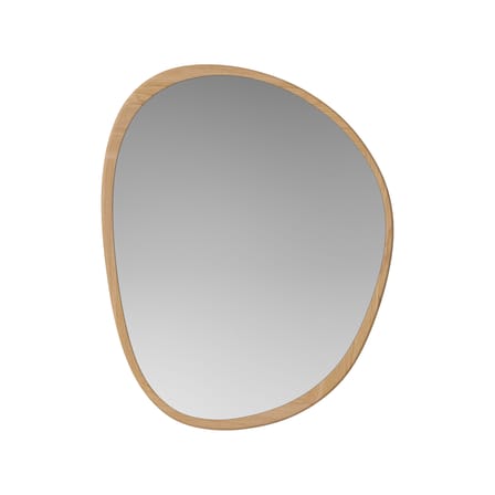 Miroir mural Elope bois naturel / 88,5 x 71 cm - Chêne - Bolia