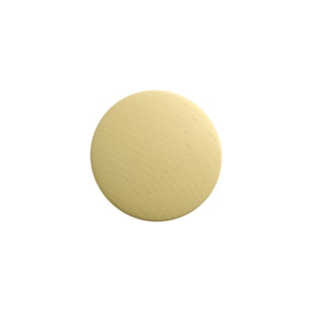 Patère The Dots Wood XS bois jaune / Ø 6,5 cm - Muuto