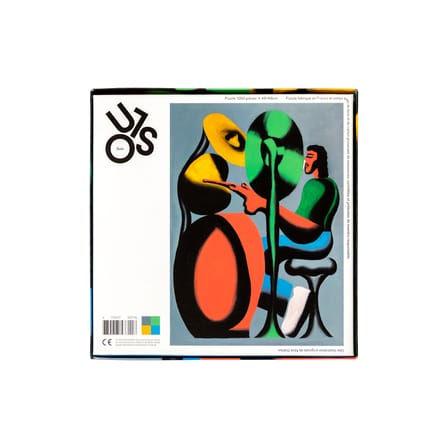 Puzzle The Drummer papier multicolore / par Nick Dahlen - 1000 pièces - SULO