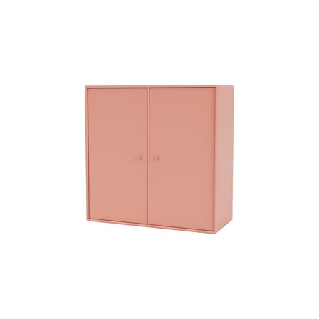Rangement mural Cover Cabinet bois rose / L 69.6 x P 30 x H 69,6 cm - 2 portes - MONTANA