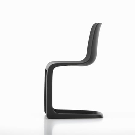Sedia EVO-C materiale plastico grigio / Polipropilene - Vitra