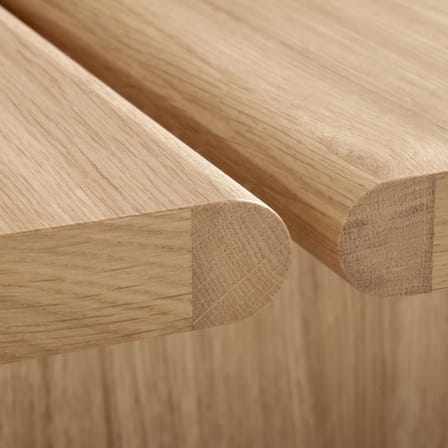 Table basse Ita OS4 bois naturel / 110 x 110 x H 25 cm - &tradition