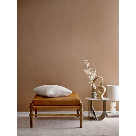 Table d'appoint Cher métal gris / Ø 43 cm - Porte-revues intégré - Bloomingville