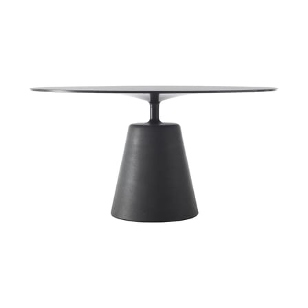 Table ronde Rock INDOOR / Ø 140 cm - Plateau verre - MDF Italia