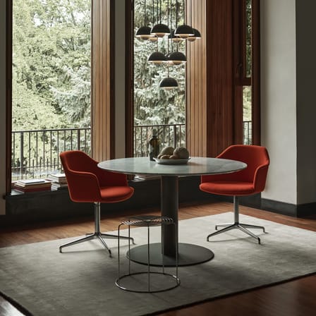 Tabouret empilable Wire VP11 métal / Verner Panton, 1981 - &tradition