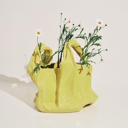 Gala Large Vase ceramic yellow - Serax