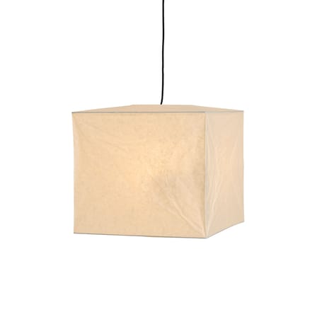 Abat-jour Paper Shade Cube papier blanc / 45 x 45 x H 40 cm - Hay
