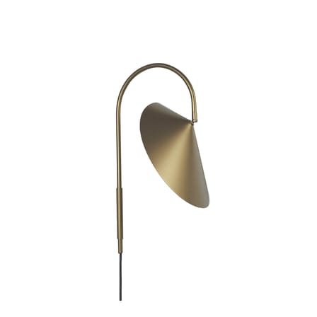Applique avec prise Arum Swivel métal or / H 47 cm - Orientable - Ferm Living