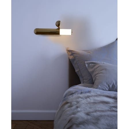 Applique ISP métal or LED / L 37 cm - Ouverture droite - DCW éditions