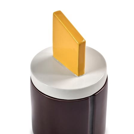 Bougie parfumée Candela 03 Small céramique rouge / Ø 8,5 x H 14 cm - Serax