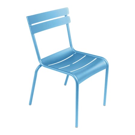 Chaise empilable Luxembourg métal bleu - Fermob