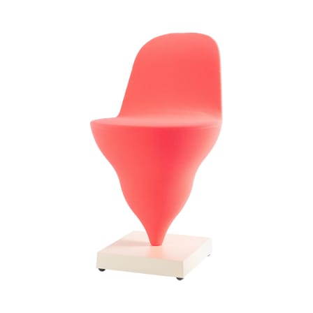 Chaise rembourrée Gelato tissu rose - Moustache