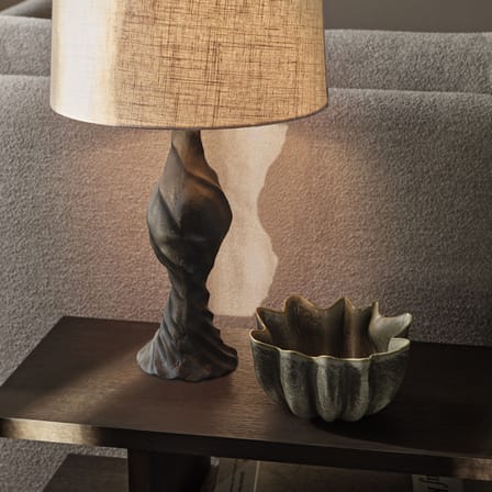 Coupe Nium Small céramique vert / Ø 22 x H 11 cm - Ferm Living
