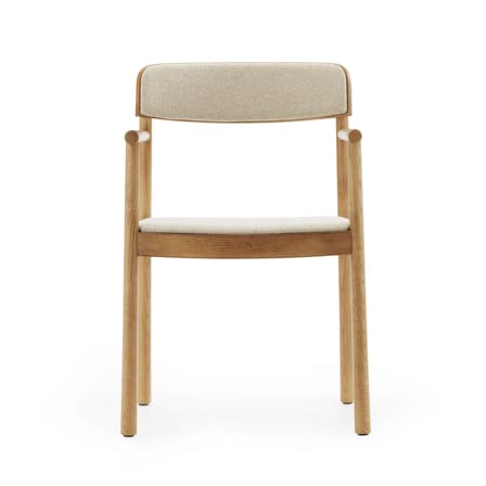 Fauteuil rembourré Timb tissu beige - Normann Copenhagen