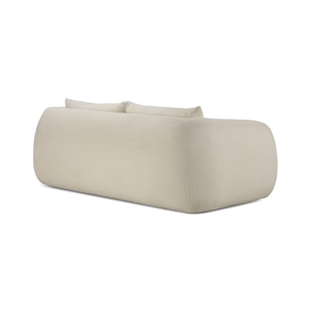 Canapé 2 places Figur tissu blanc / L 204 cm - Ethnicraft
