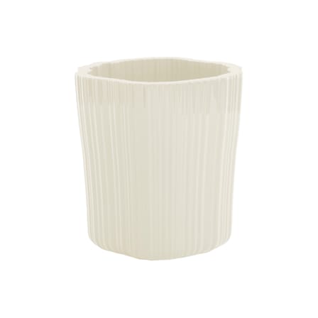 Corteza Small Flower-pot holder plastic material white / 50 x 53 cm x H 56 cm - Kartell