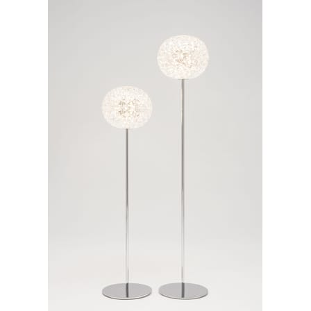 Lampadaire Planet plastique transparent métal / LED - H 160 cm - Kartell