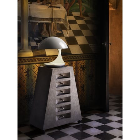 Lampe de table Cobra plastique rouge / Edition limitée 50 ans - Elio Martinelli , 1968 - Martinelli Luce