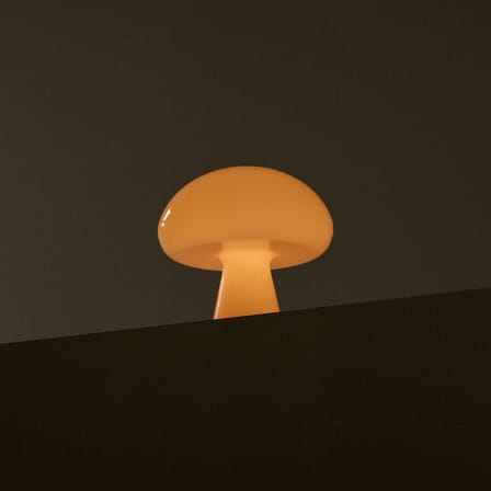 Lampe extérieur sans fil rechargeable Obello LED verre jaune / Bill Curry, 1971 - Gubi