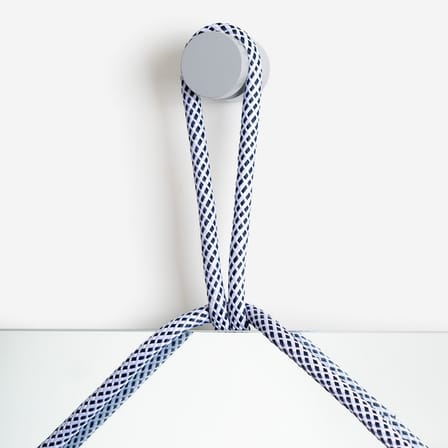 Miroir mural Shibari Panoramique verre bleu / L 105 x H 92 cm - Moustache