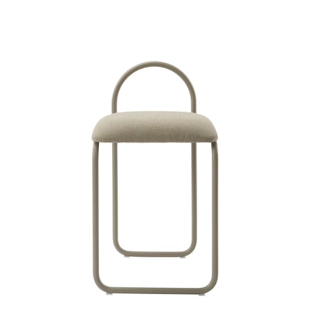Angui Padded chair textile beige / Recycled polyester - AYTM