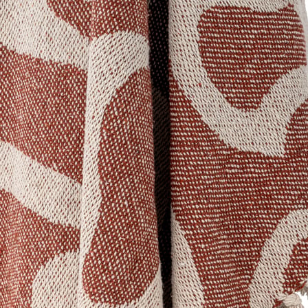 Plaid Salobremarron / 160 x 130 cm - Coton recyclé - Bloomingville