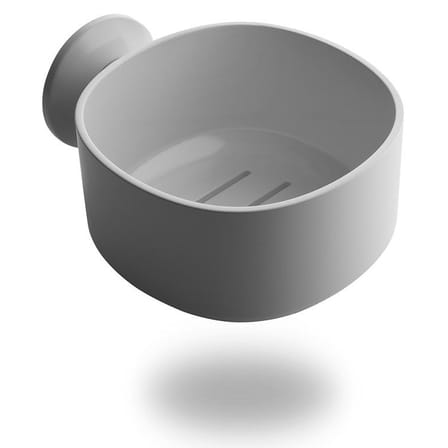 Porte-savon Birillo plastique blanc / à ventouse - Alessi