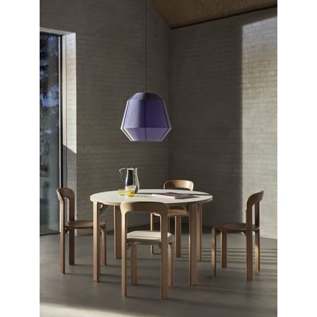 Rey Stacking chair natural wood / By Bruno Rey x Dietiker, 1971 - Wood - Hay