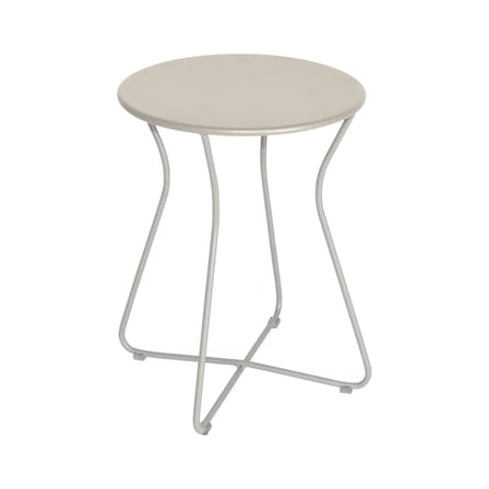 Cocotte Stool metal grey / End table - H 45 cm / Metal - Fermob