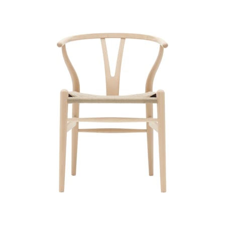 Stuhl CH24 - Wishbone Chair holz natur / Hans J. Wegner, 1950 - Papierschnur - CARL HANSEN & SON