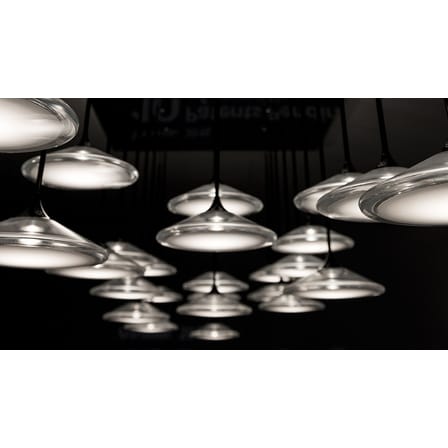 Suspension Orsa LED verre transparent / Ø 21 cm / Seconde vie - Artemide