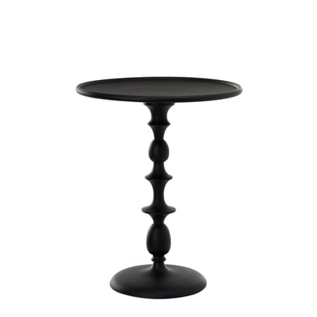 Table d'appoint Classic métal noir / Ø 46 x H55 cm - Fonte aluminium - Pols Potten