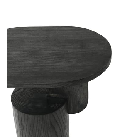 Table d'appoint Insert bois noir / H 50 cm - Ferm Living