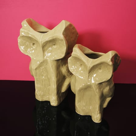 Vase After Midnight Owl  céramique jaune / Large - H 30 cm - Serax